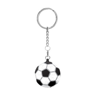 A baseball puzzle keychain is shown on a white background.