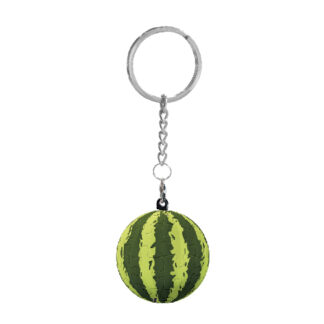 A baseball puzzle keychain is shown on a white background.