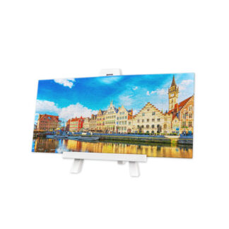 Description: A Classic London puzzle depicting a city with a river in the background.