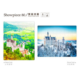 Neuschwanstein Castle featuring two pictures of a castle.