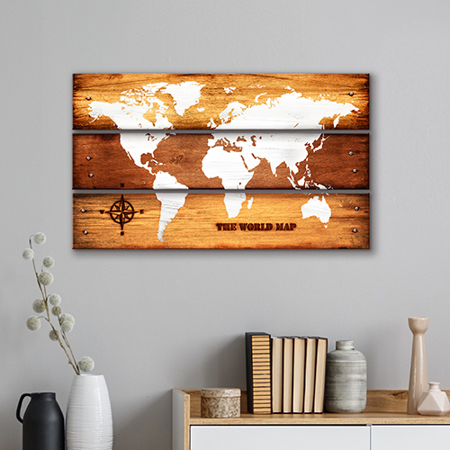 Vintage Style Map, Pintoo Taiwan Canvas jigsaw puzzle