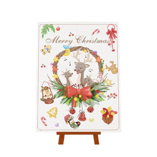 Lovely Reindeers, Pintoo Taiwan jigsaw puzzle card