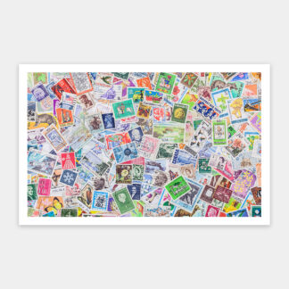Postage Stamps from Different Countries and Times - Showpiece 1000