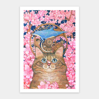 The Whimsical World of Sakura Cat by Cotton Lion - Showpiece 600