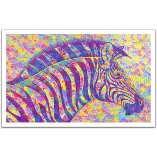 Flower Zebra by Michael David Ward - Showpiece 1000