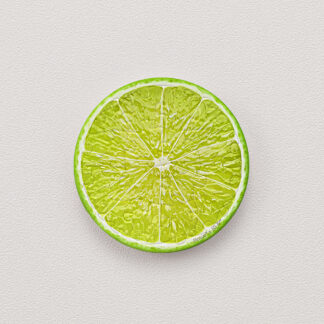 Lime Slice - Puzzle Magnet