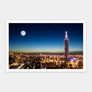 標準平面拼圖_臺北夜景