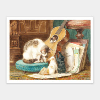 The Harmonists by Henriette Ronner - Showpiece 1200