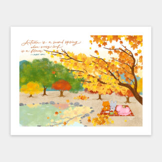 Mandie - Autumn Picnic Under The Maple - Showpiece 300
