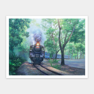 The Whistle in Green Tunnel - Jiji Line Railway by Lai Ying Tse - Showpiece 1200