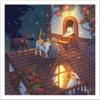 Night on the Roof by Limduey - Showpiece 900