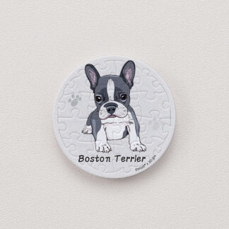 Boston Terrier - Puzzle Magnet