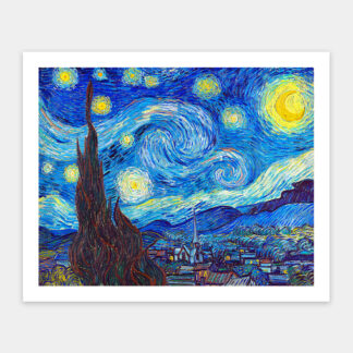 The Starry Night, June 1889 by van Gogh - Showpiece 500