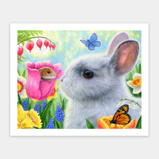 Little Friend in the Tulips by Bridget Voth - Showpiece 500