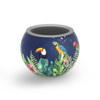 Bird of Paradise Puzzle Flowerpot