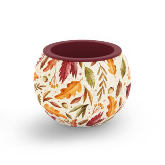Dancing Leaves in Fall Puzzle Flowerpot