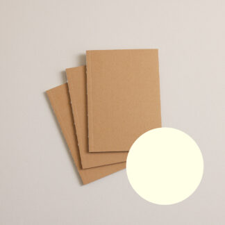 3 replacement notebooks with grid pages for A6 puzzle cover