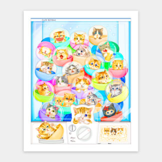 Kittens' in a Capsule Machine by Kayomi - Showpiece 500